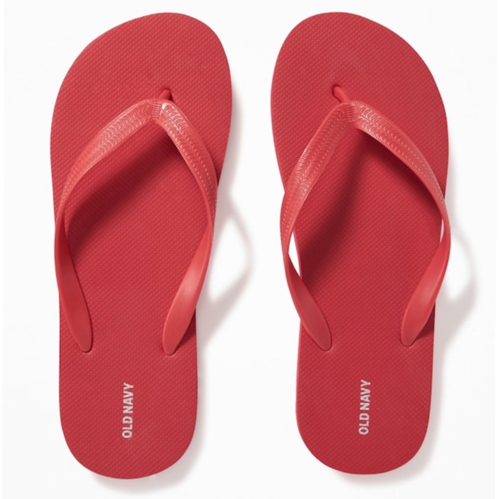 Men’s Red Old Navy Flip Flops Size 10/11, Thongs